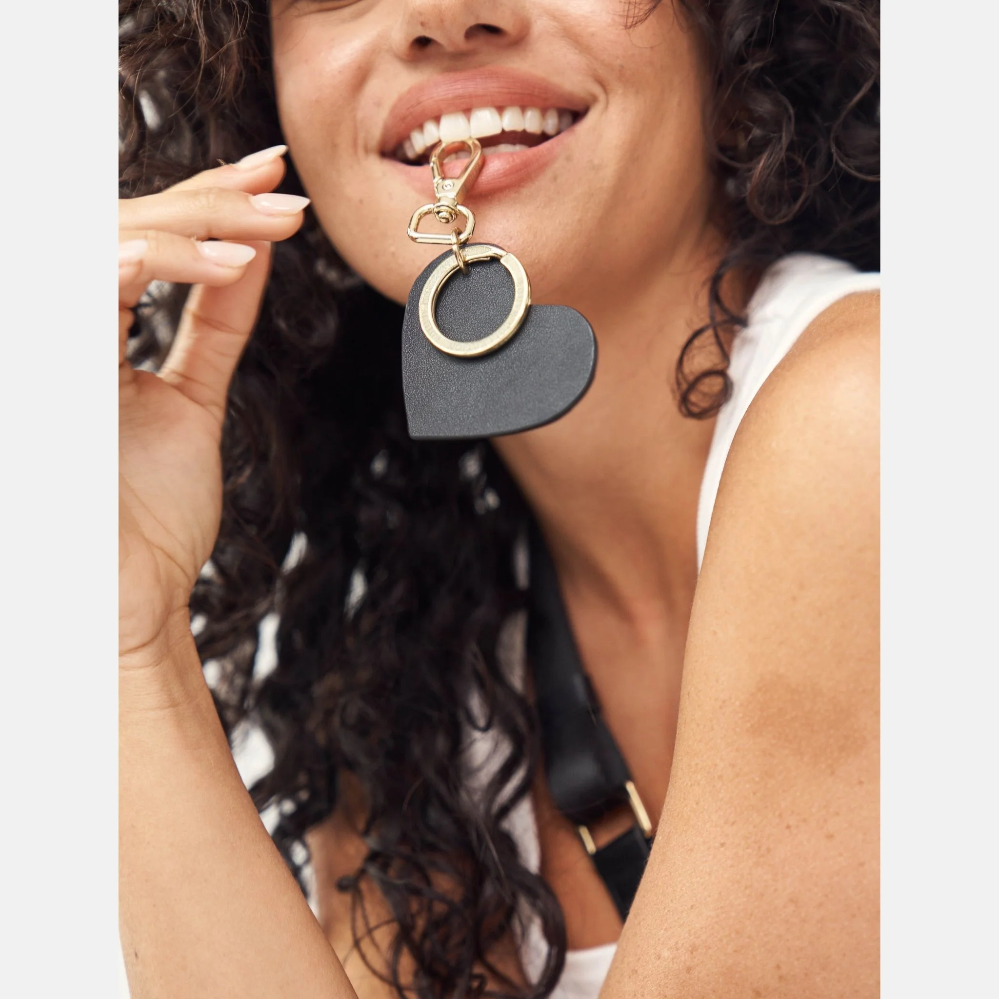Key Chain | Black Leather Heart - Image 20