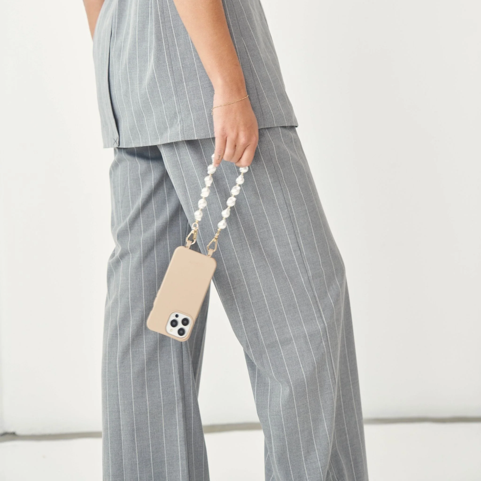Desert Sand Beige Crossbody Phone Case - Image 10