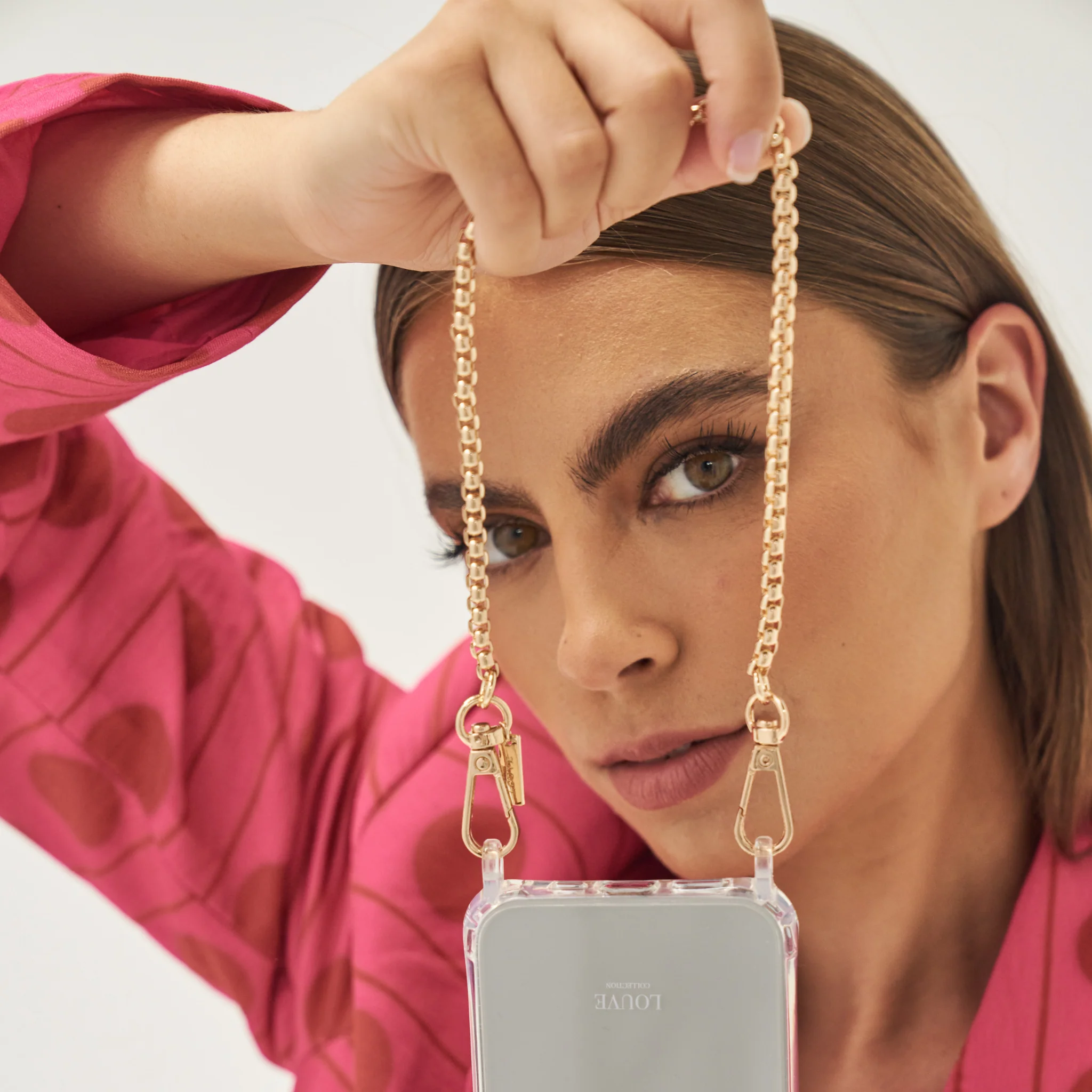 Gaia Gold-Plated Phone Wristlet - Image 40