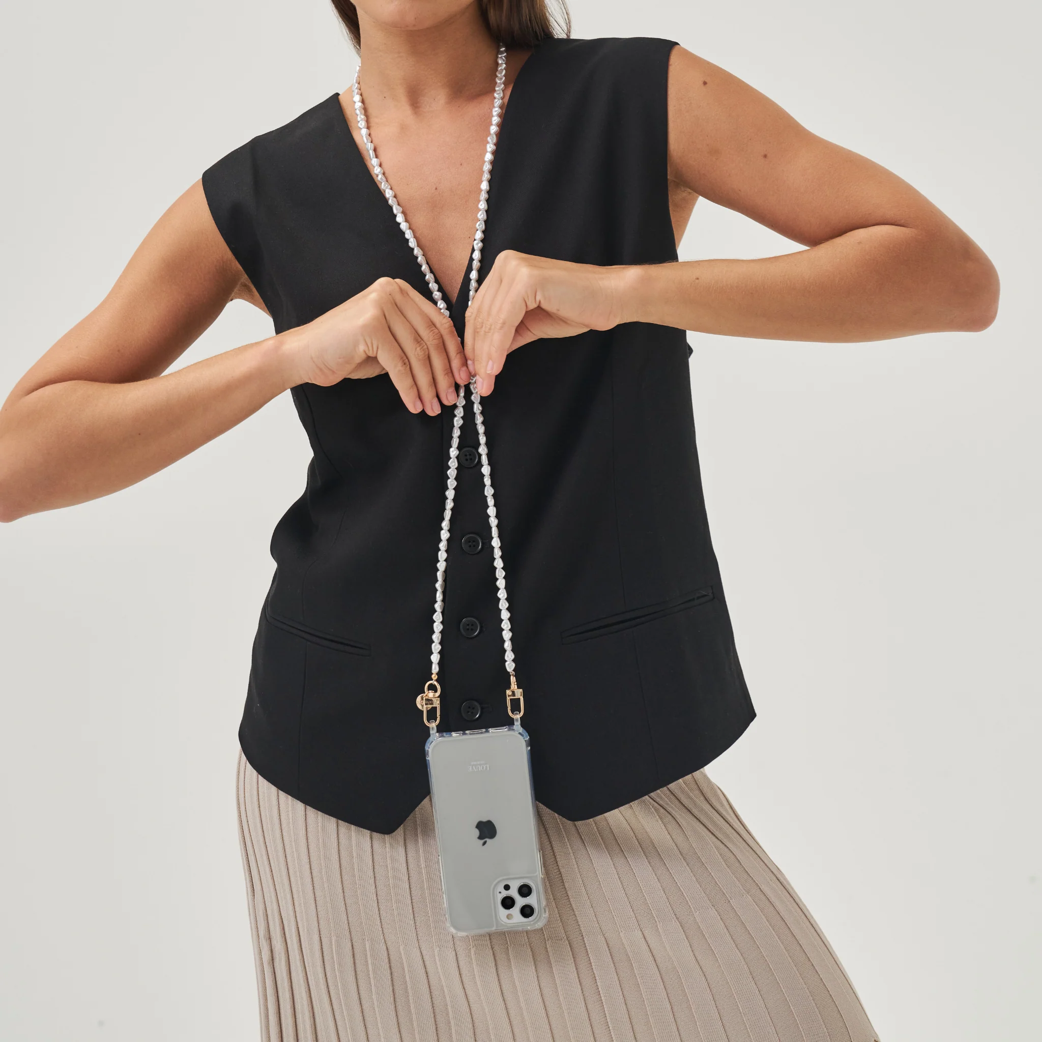 Pearl Crossbody Phone Chain - Image 14